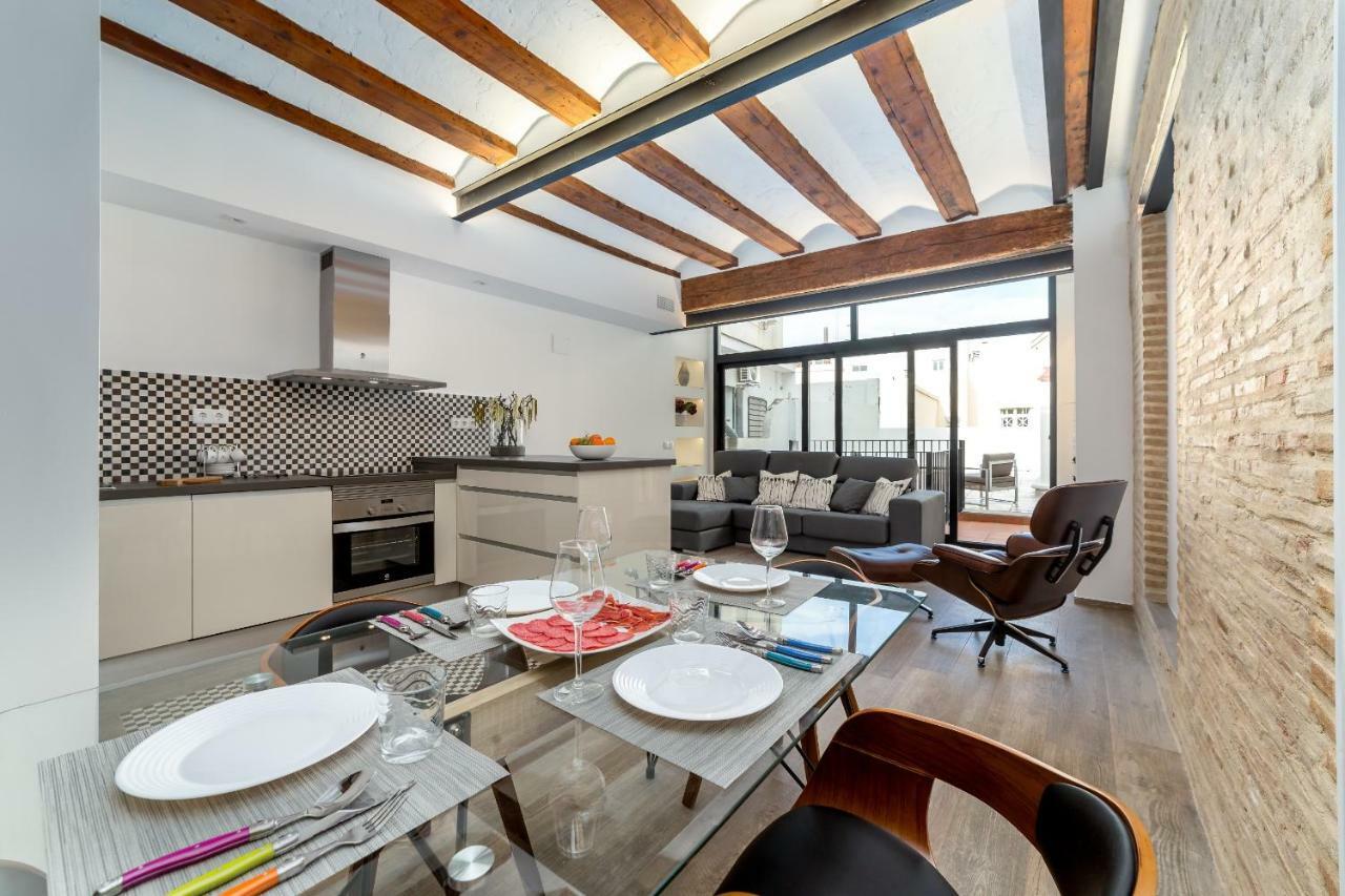 Апартаменты Florit Flats - Center Luxurious 1Br 1Ba Terrace Wi-Fi Ac Валенсия Экстерьер фото